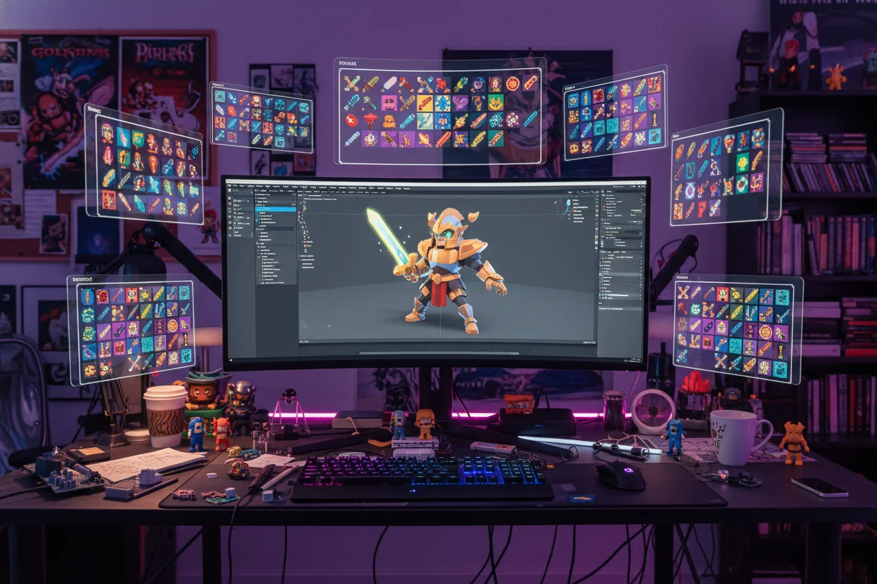 Game Asset Creation Using AI Tools